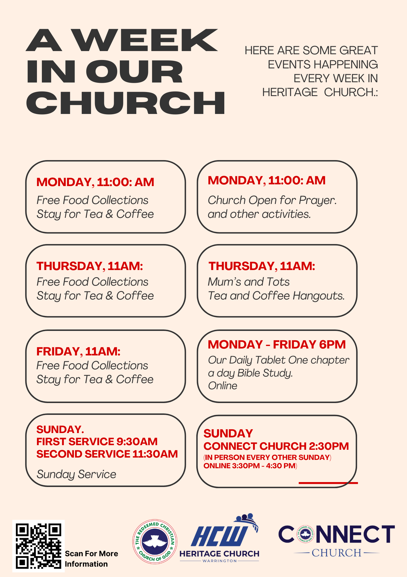 A Week In Our Church